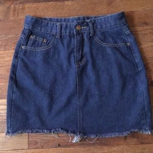 Jean skirt